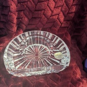Lead Crystal Decorative Candle/Jewelry Dish